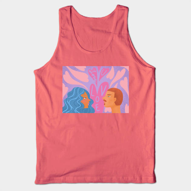 Loving you is a form of sadness Tank Top by Comacomi